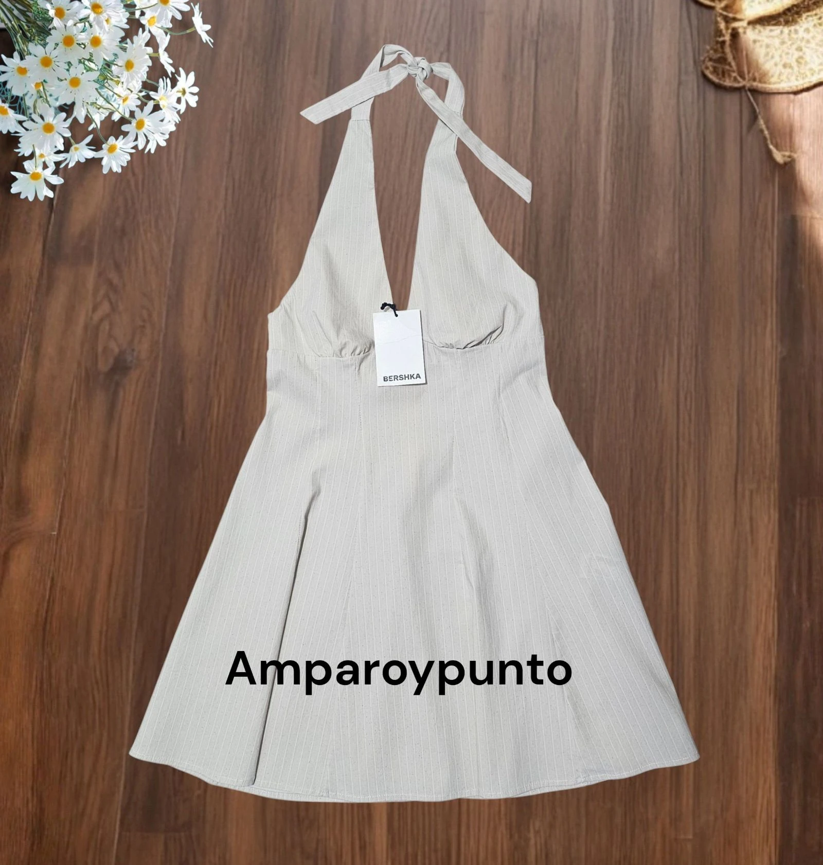 Vestido cuello halter